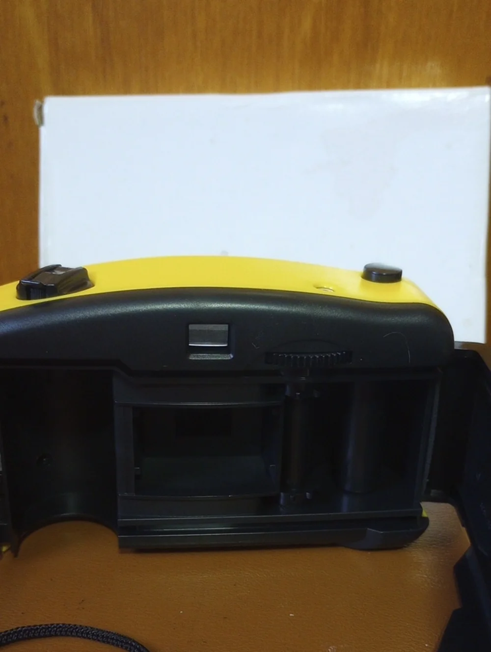 Lifelong Vintage Yellow & Black 35 mm Film Camera, Box & Paperwork, Untested